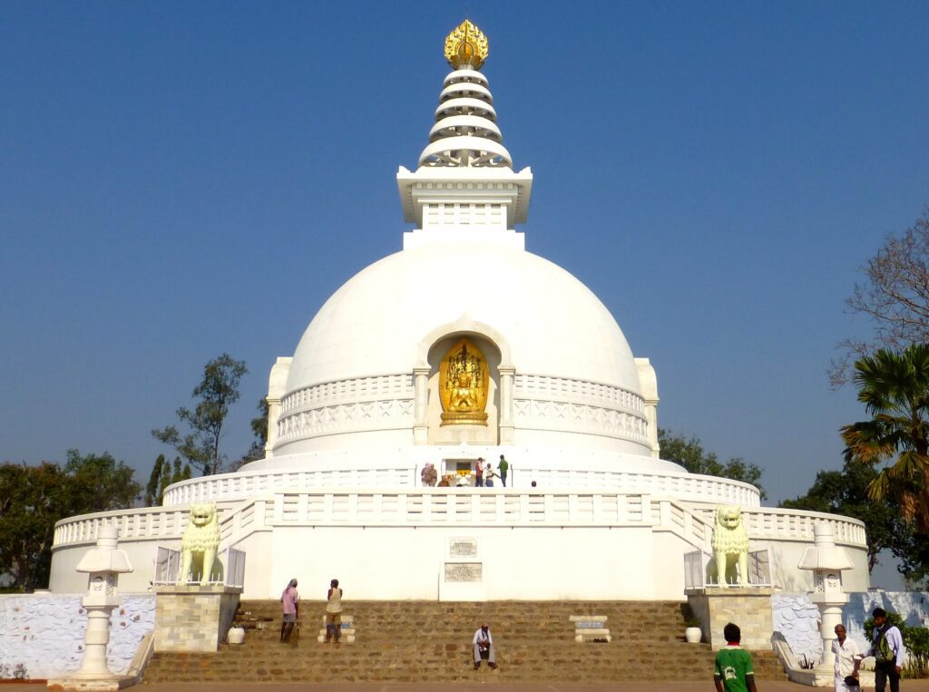 Shanti Stupa at Bodh Gaya Nalanda Rajgir Tour Package
